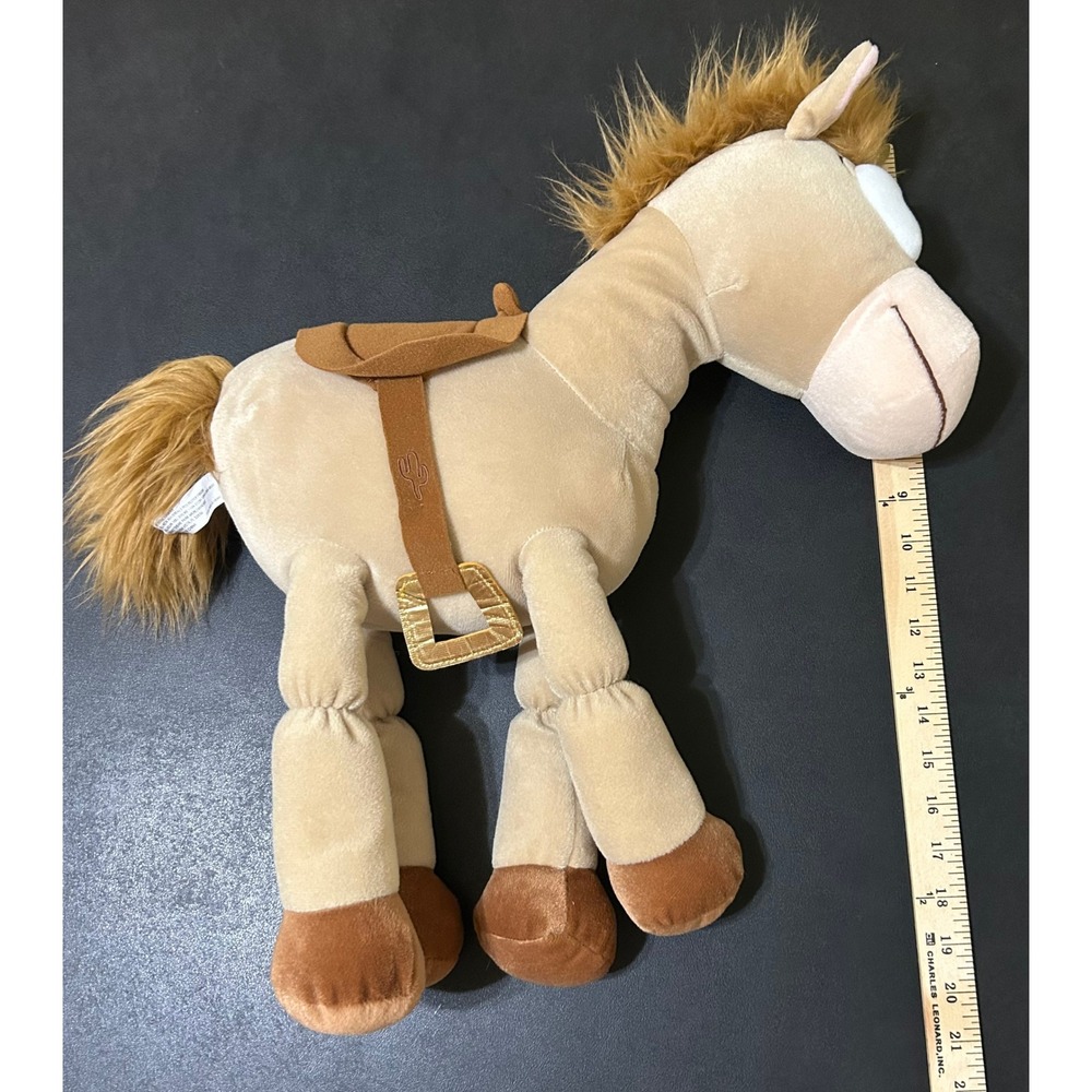 Disney Parks Bullseye Plush Toy Story Kids Large Tan Horse Woody's Roundup Pixar - Picture 8 of 12